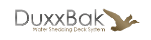 The duuxbak waste shattering back system logo.