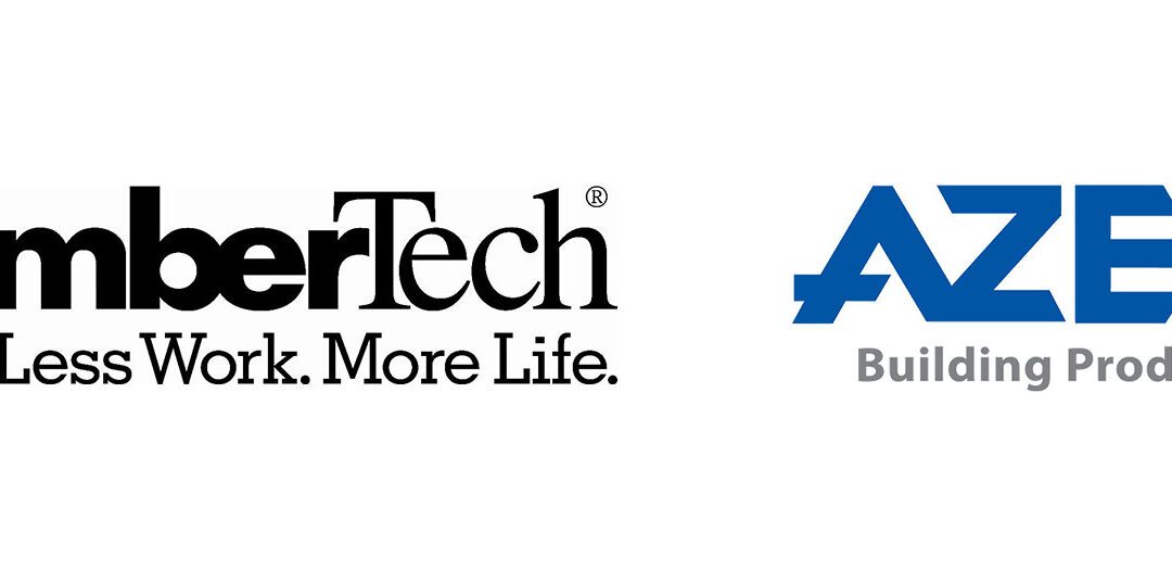 TimberTech and AZEK logos side by side.